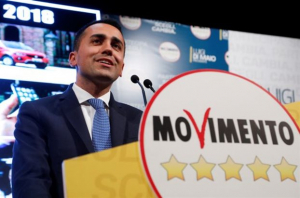 Την προεδρία της ιταλικής Βουλής ζητούν τα Πέντε Αστέρια