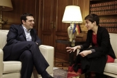 Με τη γερμανίδα ευρωβουλευτή Σκα Κέλερ συναντήθηκε ο Αλ.Τσίπρας