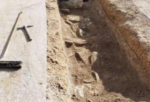 Θεσσαλονίκη: Ανακαλύφθηκε τμήμα βυζαντινού τείχους – Σταμάτησαν οι εργασίες της ΕΥΑΘ