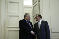 Κυπριακό: «Όχι» στις εγγυήτριες δυνάμεις, επανέλαβε ο Ν.Κοτζιάς στον Άιντα