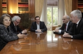 Συνάντηση Τσίπρα με τους προέδρους των Ανωτάτων Δικαστηρίων