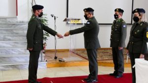 Τελετή αποφοίτησης της 3ης εκπαιδευτικής σειράς της Σχολής Πολέμου Στρατού Ξηράς, στη Θεσσαλονίκη