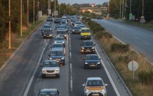 Θεσσαλονίκη: Αυξημένη κίνηση στον δρόμο προς Χαλκιδική