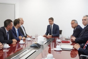 Συνάντηση Μητσοτάκη με την Ομοσπονδία αστυνομικών
