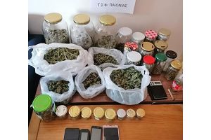 Αστυνομικοί της Παιονίας συνέλαβαν στη Θεσσαλονίκη τρία άτομα για ναρκωτικά
