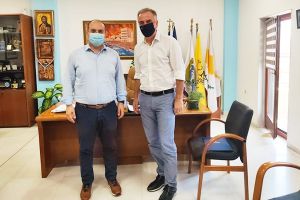 Επίσκεψη Υφυπουργού Εσωτερικών στον Δήμαρχο Κιλκίς για το εμβολιαστικό πρόγραμμα