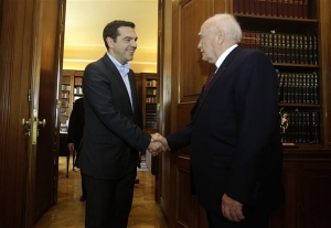 Στις 15:30 στον Παπούλια ο Τσίπρας ζητά εντολή σχηματισμού κυβέρνησης
