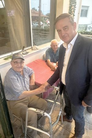 Κώστας Σιωνίδης σε προεκλογική περιοδεία στο Δήμο Παιονίας