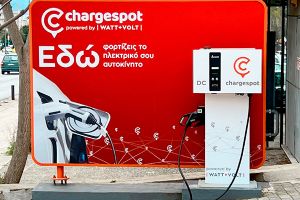 Ταχυφορτιστής ηλεκτρικού αυτοκινήτου στον Σακαρίδη VW στο Κιλκίς