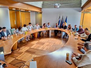 Θεσσαλονίκη: Συνάντηση Αγγελούδη με το Προεδρείο της Εθνικής Ένωσης Δήμων της Βουλγαρίας