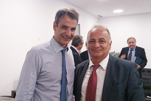Με τον Κυριάκο Μητσοτάκη ο Παύλος Τονικίδης
