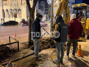 Θεσσαλονίκη: «Ποτάμι» στην Εγνατία από βλάβη σε αγωγό νερού (pics&amp;vid)