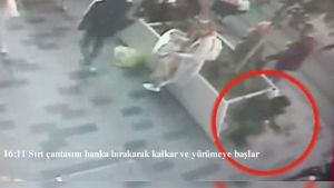 Έκρηξη στην Κωνσταντινούπολη: Κάμερες ασφαλείας την “τσάκωσαν” να περιμένει στο παγκάκι