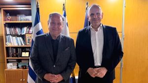 Σημαντική συνάντηση Γ. Γεραπετρίτη με τον δήμαρχο Θεσσαλονίκης Στ. Αγγελούδη