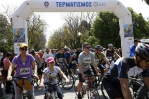 Ολοκληρώθηκε ο 22ος Ποδηλατικός Γύρος της Αθήνας