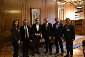 Συνάντηση Τσίπρα - Βέρνερ για ανάπτυξη επιχειρήσεων διαστημικής τεχνολογίας