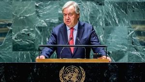 Γκουτέρες: Πρέπει να γίνουν καθοριστικές επιλογές για την ειρήνη, τη δικαιοσύνη και τα ανθρώπινα δικαιώματα