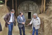 Επίσκεψη του Υφυπουργού Γιώργου Γεωργαντά στον Αρχαιολογικό χώρο της Τούμπας Παιονίας