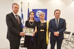 Ο Γιώργος Γεωργαντάς στην εκδήλωση της Ελληνικής Πρεσβείας στις Βρυξέλλες για την αρχαία Ευρωπό