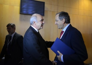 Μηνύματα προς πάσα κατεύθυνση στο εσωτερικό της Ν.Δ. έστειλε ο Αντ. Σαμαράς από το συνέδριο του ΕΛΚ στην Μαδρίτη