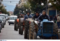 Στο κέντρο της Βέροιας τα πρώτα τρακτέρ