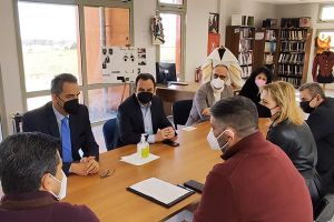 Σύσκεψη στο Τμήμα Δημιουργικού Σχεδιασμού και Ένδυσης Κιλκίς με Άγγελο Συρίγο και Γιώργο Γεωργαντά