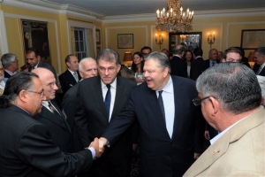 ΗΠΑ: Συναντήσεις Βενιζέλου με αρχιεπίσκοπο Δημήτριο, Αναστασιάδη