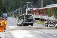 Σύγκρουση τρένων στην Ελβετία, τουλάχιστον 30 τραυματίες