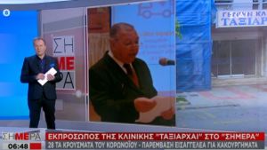 Κανονικά οι αιμοκαθάρσεις στον Ταξιάρχη – Τι είπε στο ΣΚΑΪ ο εκπρόσωπος της κλινικής