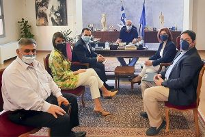 Στον αντιπεριφερειάρχη Κιλκίς ο υφυπουργός Γ. Γεωργαντάς με κλιμάκιο της Ν.Δ.