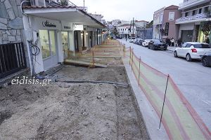 Συνεχίζονται τα έργα του Open Mall στο κέντρο του Κιλκίς