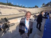 Ο Δήμαρχος Θεσσαλονίκης Στέλιος Αγγελούδης στο Άγιον Όρος