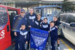 Ο Άθλος Κιλκίς σε αγωνιστική συνάντηση kick boxing στην Θεσσαλονίκη