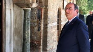 Θεσσαλονίκη: Τη Μονή Βλατάδων επισκέφθηκε ο πρώην Πρόεδρος της Γαλλίας