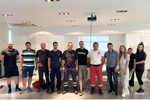 Σεμινάριο πρώτων βοηθειών του Ελληνικού Ερυθρού Σταυρού σε εργαζομένους της ELVIAL