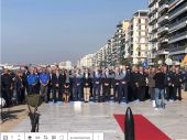 Θεσσαλονίκη: Κατάθεση στεφάνων στο άγαλμα του Ναυάρχου Βότση (pics)