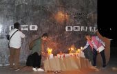 Θεσσαλονίκη: Ένα κεράκι για τους νεκρούς στη Μέση Ανατολή