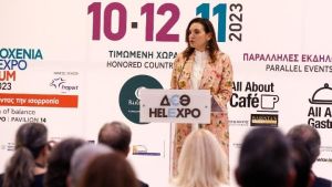 Η Όλγα Κεφαλογιάννη στα εγκαίνια της 38ης Philoxenia