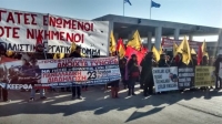 Συμβολικός αποκλεισμός του τελωνείου των Κήπων κόντρα στο φράχτη Έβρου