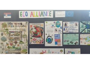 Φιλοξενία του Σχολείου «Ujedinjene nacije» του Βελιγραδίου από το 1ο Δημοτικό Σχολείο Αξιούπολης