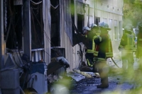 Φωτιά σε χώρο που επρόκειτο να γίνει κέντρο για πρόσφυγες