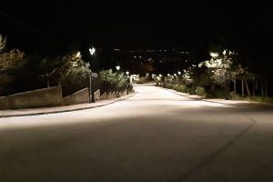 Φωτίστηκε ο Λόφος Αγίου Γεωργίου στο Κιλκίς