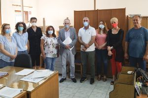 Επίσκεψη του βουλευτή Γιώργου Φραγγίδη στις υπηρεσίες πρόνοιας του δήμου Κιλκίς