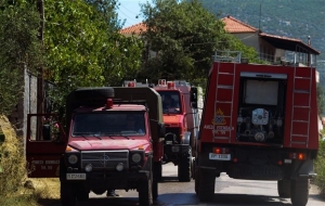 Αχαΐα: Πυρκαγιά σε έκταση με καλαμιές στη λίμνη της Στροφυλιάς