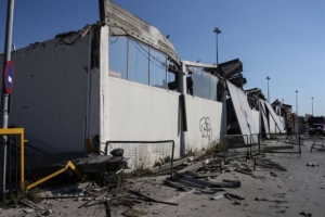 Μέτρα προστασίας σε κτίριο όπου στεγάζονταν οι υπηρεσίες λιμένα Πάτρας