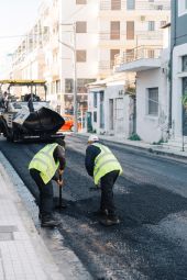 Θεσσαλονίκη: Νυχτερινές ασφαλτοστρώσεις στην Εσωτερική Περιφερειακή