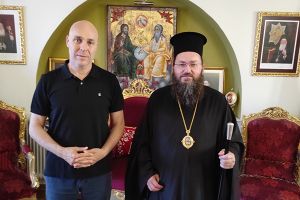 Στον Άγιο Γεώργιο Κιλκίς και στο Κειμηλιαρχείο της Μητρόπολης ο υφυπουργός Γ. Αμυράς