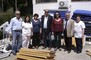 Νέα προσφορά αγάπης με υγειονομικό υλικό από το ζεύγος Γεωργιάδη