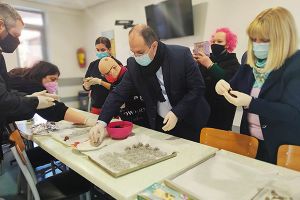 Επίσκεψη του Δημάρχου Κιλκίς Δημήτρη Κυριακίδη και εορταστικές ευχές στο ΚΔΑΠ ΜΕΑ