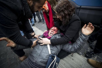 Ρώμη: Ενας τραυματίας σε συμπλοκές της αστυνομίας με κούρδους διαδηλωτές